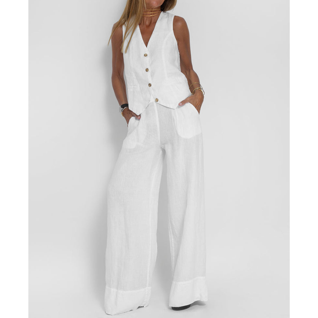MIALENA | Elegantní Jarní Lenový Set